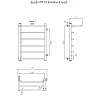 Полотенцесушитель водяной Тругор Браво серия 1 Браво1/ПМ508040Пправ хром