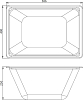 Контейнер для ванны с крышкой AM.PM Gem W90A-070-070W-C