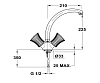 Смеситель для кухни Mofem Metal 140-0013-00 серый