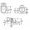Подвесной унитаз Roca Meridian-N Compact, 48 х 36 см, 346248000