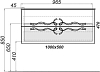 Тумба под раковину Aqwella Clarberg Due amanti 100 DUE0110BLK чёрный, без ручек