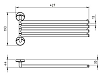 Полотенцедержатель Novaservis Novatorre 11 0146.0 хром