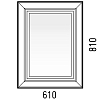 Зеркало Corozo Классика 60 SD-00000967 с подсветкой с сенсорным выключателем