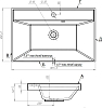 Раковина Andrea Classic 90 4680028070115, белый