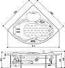 Акриловая ванна Jacuzzi Classic Celtia 150x150