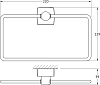 Полотенцедержатель FBS Esperado ESP 022