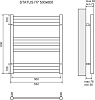 Полотенцесушитель водяной Lemark Status П7 500x600 LM44607BR, бронза