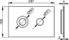 Кнопка смыва AlcaPlast Flat Turn