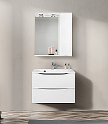 Зеркало-шкаф 80 см BelBagno MARINO-SPC-800/750-1A-BL-P-R