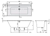 Акриловая ванна Villeroy & Boch Collaro UBA160COR2JV-RW