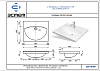 Раковина Эстет Белла 60 см ФР-00000773