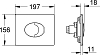 Кнопка смыва Grohe Skate Air 38506000 хром