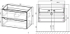 Тумба под раковину Vincea Norma VMC-2N800VO