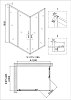 Душевое ограждение Niagara Nova66110811 стекло прозрачное, профиль хром