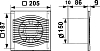 Вытяжной вентилятор Diciti Slim 6C-02