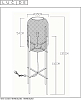 Торшер Lucide Mesh 45785/01/02