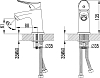 Смеситель Milardo Volga VOLSB00M01 для раковины