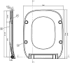 Крышка-сиденье для напольного унитаза Roca Debba Slim 8019D2003 микролифт