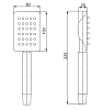 Душевая лейка Paini Aversa CO717 хром