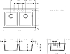 Кухонная мойка Hansgrohe S51 S510-F770 43316170