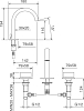 Смеситель La Torre Ovaline 26803.CR для раковины