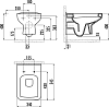 Подвесной унитаз Creavit Sphinx SP321