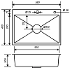 Кухонная мойка РМС MR-5843BL черный