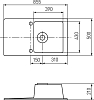 Кухонная мойка Aquaton Верона 50 1A710032VR210, чёрный