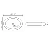 Раковина накладная Orange, 63,5 х 45,5 см, В08-640W