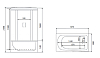 Кабина душевая Timo Eco TE-0750