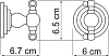 Крючок двойной Wasserkraft Ammer 7023