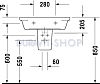 Раковина 65x51 Duravit Starck-2 0411650000