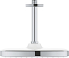 Верхний душ с кронштейном Grohe Tempesta 26688000, хром / белый