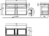 Тумба под раковину 120 см Geberit iCon 840420000, белый