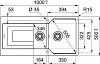 Кухонная мойка 100 см Franke Urban UBG 651-100 3,5" 114.0595.369, сахара