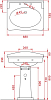 Пьедестал для раковины ArtCeram Hermitage HEC002 01, 00