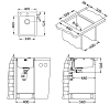 Кухонная мойка Alveus Pure 1123785 хром