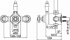 Термостат для душа Cezares D-T-03/24, золото