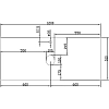 Раковина накладная Diwo Moduo 63571/00-00001245/С17826 белый