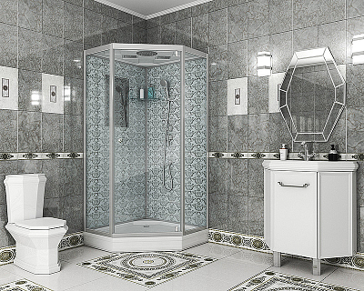 Душевая кабина Niagara Luxe 90x90 NG-7701DW без гидромассажа