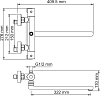 Смеситель для ванны Wasserkraft Berkel 4822L Thermo термостатический, хром