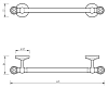 Полотенцедержатель Migliore Amerida 16589 хром