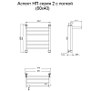 Полотенцесушитель водяной Тругор Аспект серия 2 Аспект2/нп6040П хром