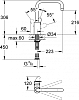 Смеситель Grohe Eurodisc Cosmopolitan 32259002 для кухонной мойки