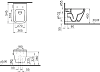 Унитаз подвесной Vitra Integra Square 7082B003-7209 безободковый, с функцией биде, белый