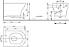 Подвесной унитаз TOTO MH CW162Y#XW