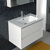 Тумба с раковиной Berloni Bagno Form FO BS04 80 белый глянцевый