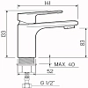 Смеситель для кухни РМС Eco SL134-001F Eco хром