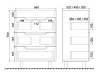 Тумба под раковину Mirsant Soho Quadro MRM0057 белый