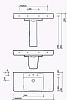 Раковина Twyford Galerie Plan GL4341WH белый